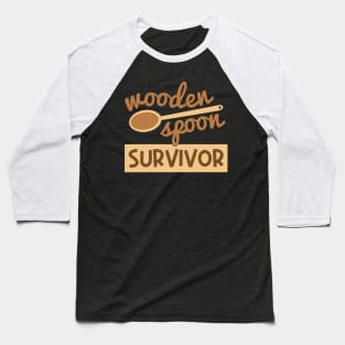 Wooden Spoon Survivor Baseball T-Shirt